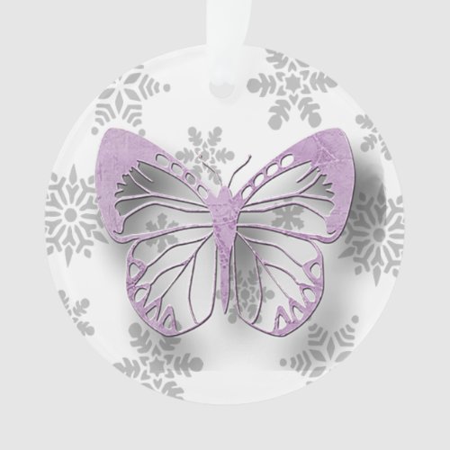 Butterfly Personal Message Christmas Keepsake Ornament