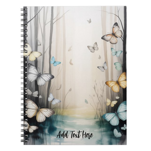  Butterfly Personalized Notebook (Front)