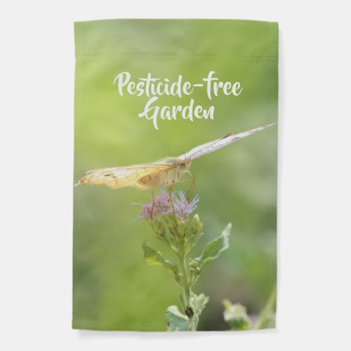 Butterfly Pesticide_free Garden flag