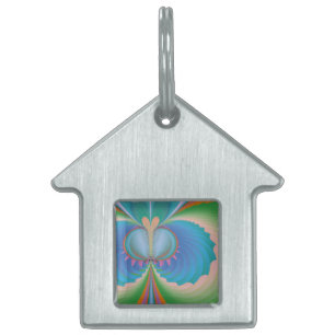 Butterfly Pet ID Tag