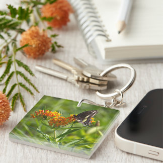Butterfly Photo Keychain