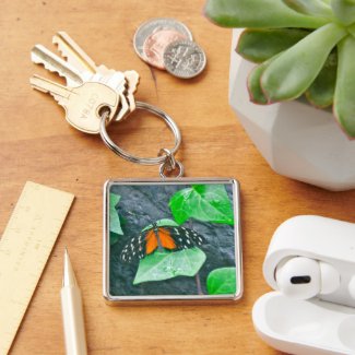 BUTTERFLY (PHOTO) KEYCHAIN