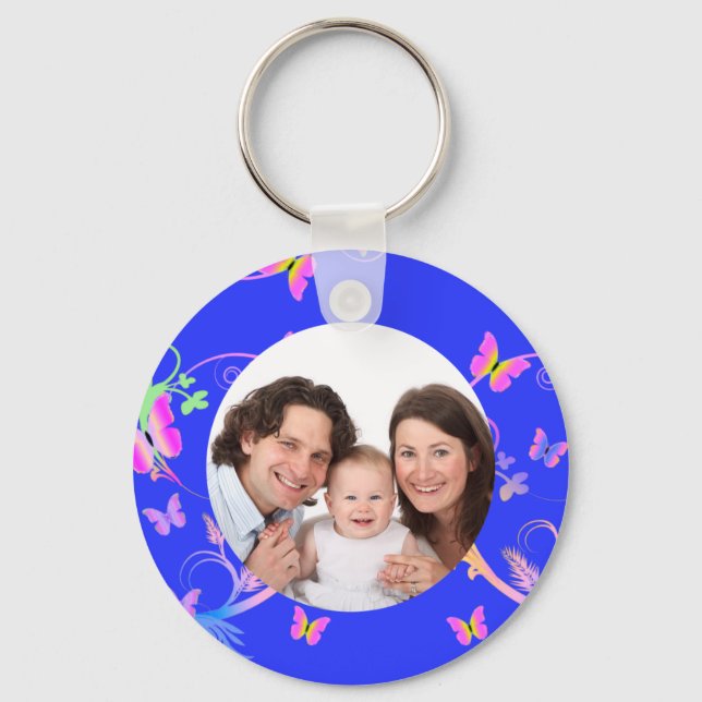 Butterfly/ Photo Keychain (Front)
