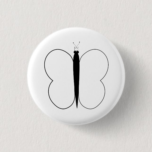 Butterfly Pic Button (Front)