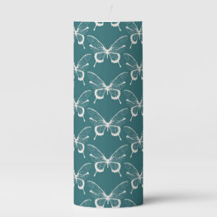 Butterfly Pillar Candle