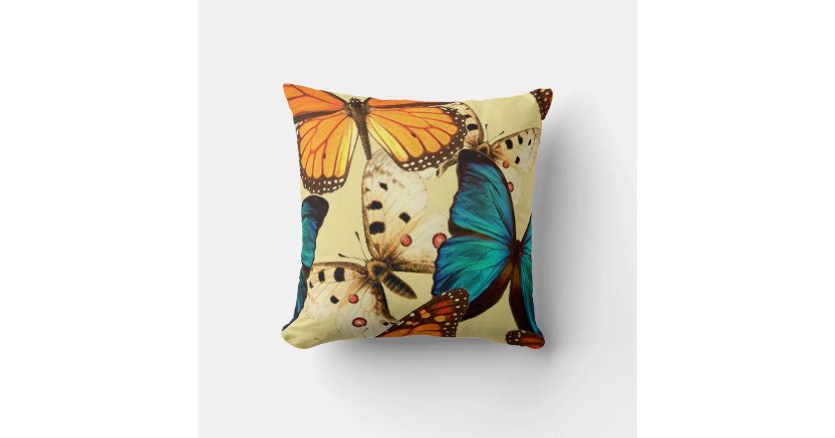 Butterfly pillow Zazzle