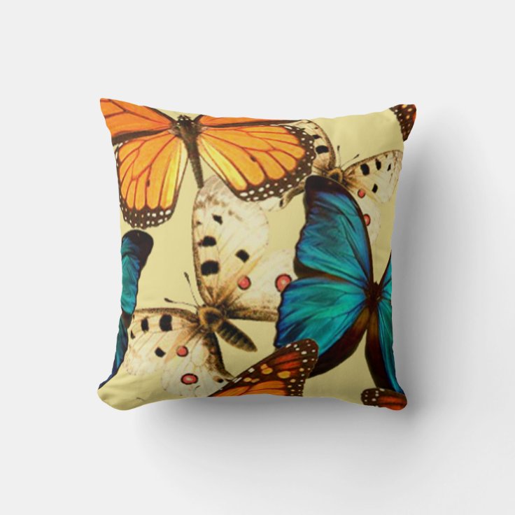 Butterfly pillow Zazzle