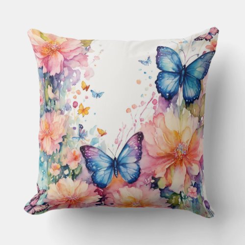 Butterfly pillow cover design 