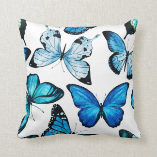 Butterfly pillow (White)