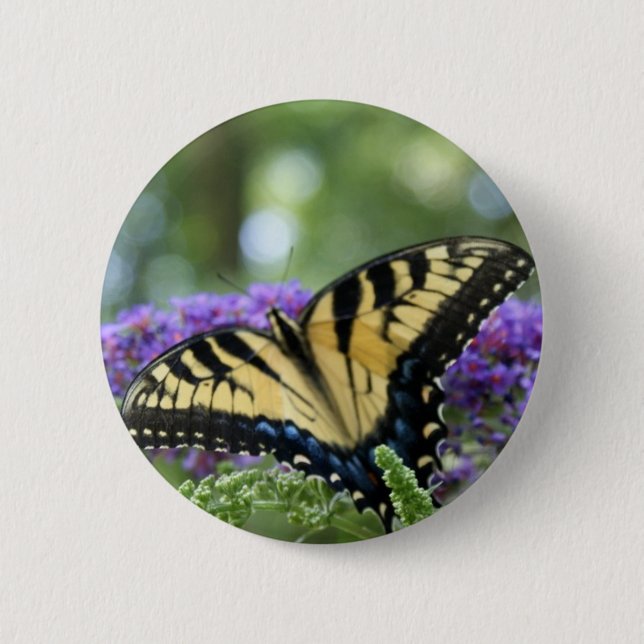 Butterfly Pinback Button (Front)