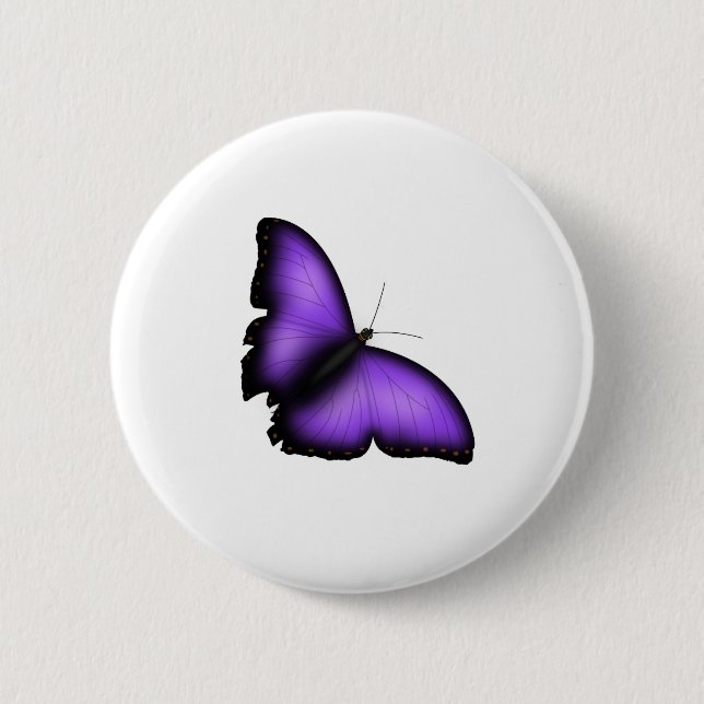 Butterfly Pinback Button (Front)