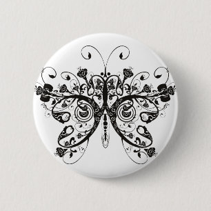 Butterfly Pinback Button