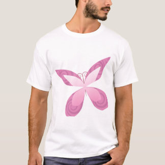 Butterfly Pink Ribbon T-Shirt