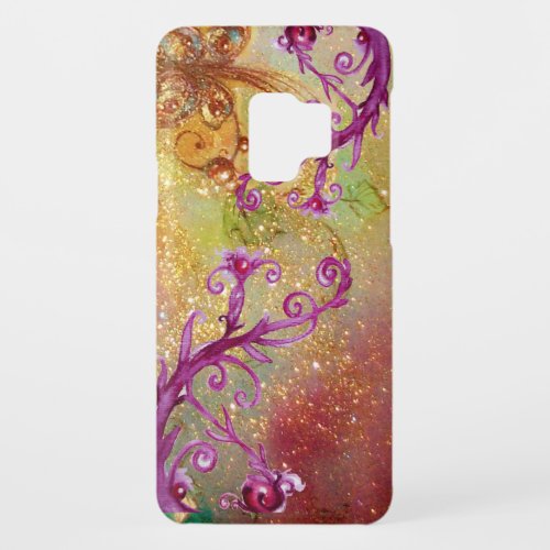 BUTTERFLY PLANT  MAGIC SWIRLS IN SPARKLE Yellow Case_Mate Samsung Galaxy S9 Case