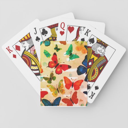 Butterfly playing card 