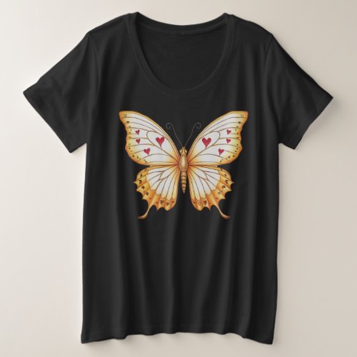 butterfly plus size T_Shirt