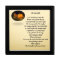 Butterfly poem and picture on gift box lid.
