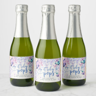 Butterfly Pop It When She Pop Mini Sparkling Wine  Label