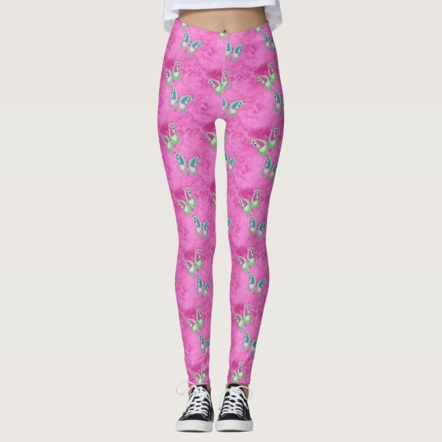 Butterfly Pop Leggings (Front)