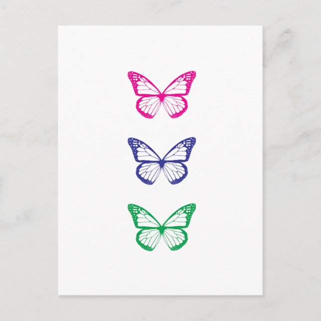 Butterfly Postcard (Front)