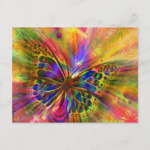 butterfly postcard