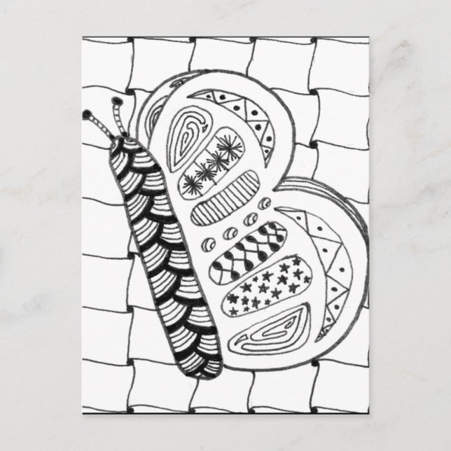 Butterfly Postcard (Front)