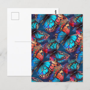 butterfly postcard
