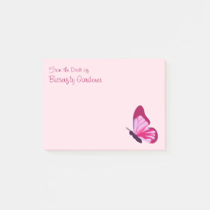 Butterfly Pretty Pink Purple Post-it Notes