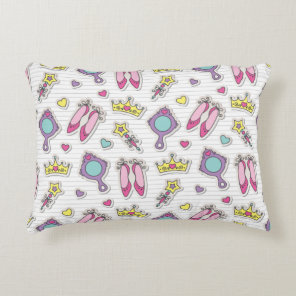 butterfly princess pattern accent pillow
