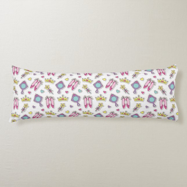 butterfly princess pattern body pillow (Front)