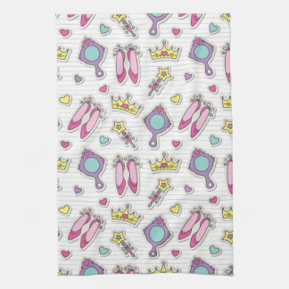 butterfly princess pattern kitchen towel