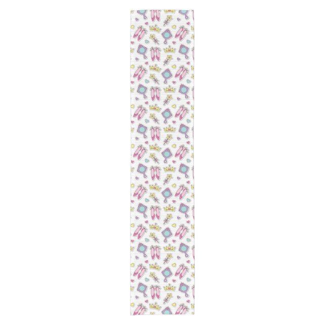 butterfly princess pattern short table runner (Front)