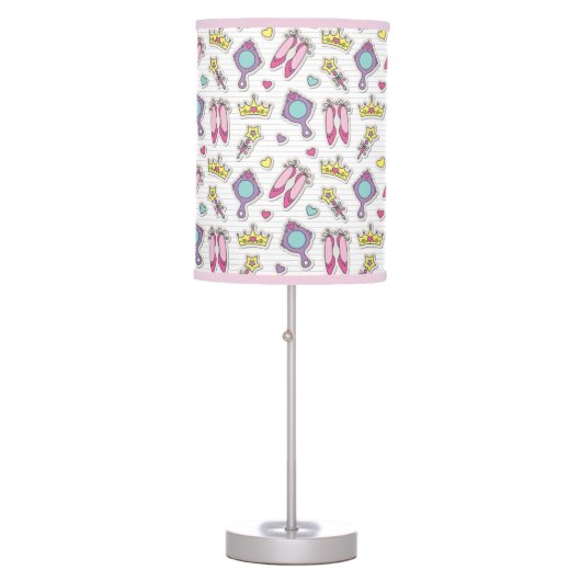 butterfly princess pattern table lamp (Front)