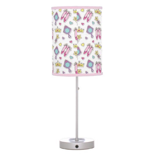 butterfly princess pattern table lamp (Back)