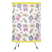 butterfly princess pattern tripod lamp (Left)