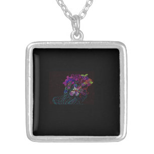 Butterfly Princess  Silver Plated Necklace