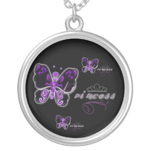 Butterfly Princess Silver Plated Necklace