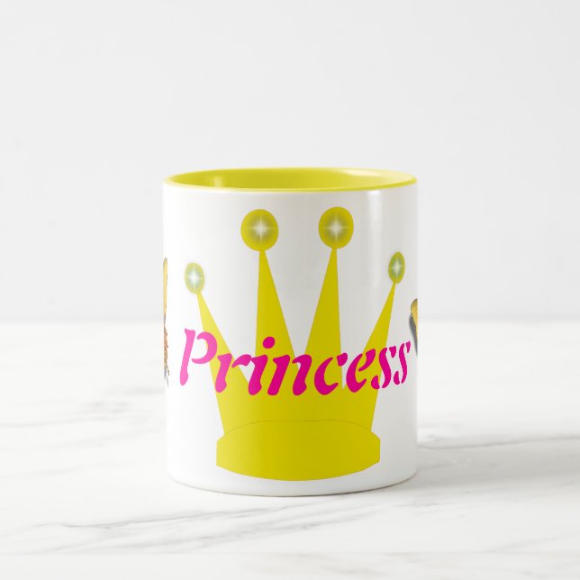 Butterfly Princess Two-Tone Coffee Mug (Center)