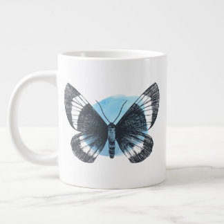 butterfly print giant coffee mug