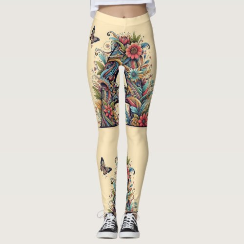 butterfly print legging 