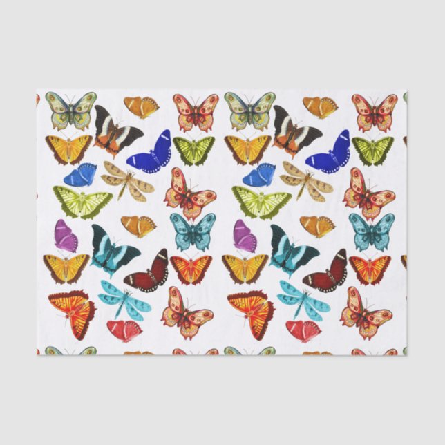 Butterfly Printed Tissue Paper (Front)