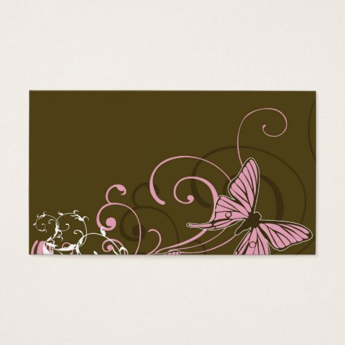 Butterfly Profile Card Business Card Template