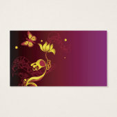 Butterfly Profile Card (Back)