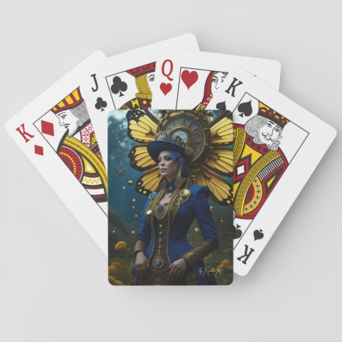 Butterfly Queendom _ The High Priestess Poker Cards