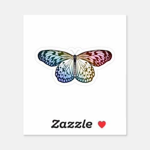 Butterfly Rainbow Sticker