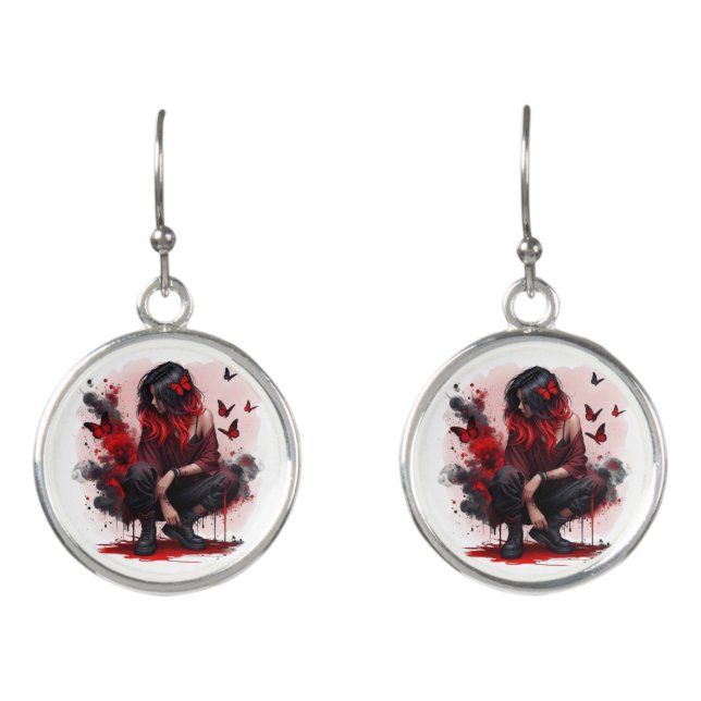  Butterfly Rebellion Earrings (Front)