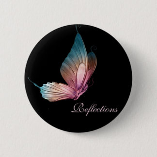 Butterfly Reflections Button