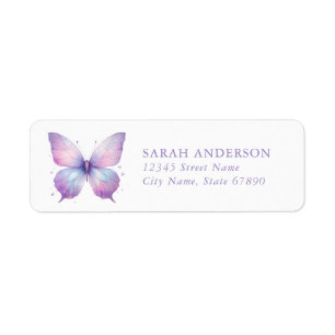 Butterfly Return Address Labels