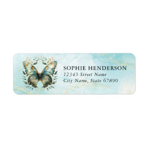 Butterfly Return Address Labels