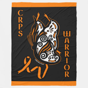 Butterfly/Ribbon...CRPS Fleece Blanket